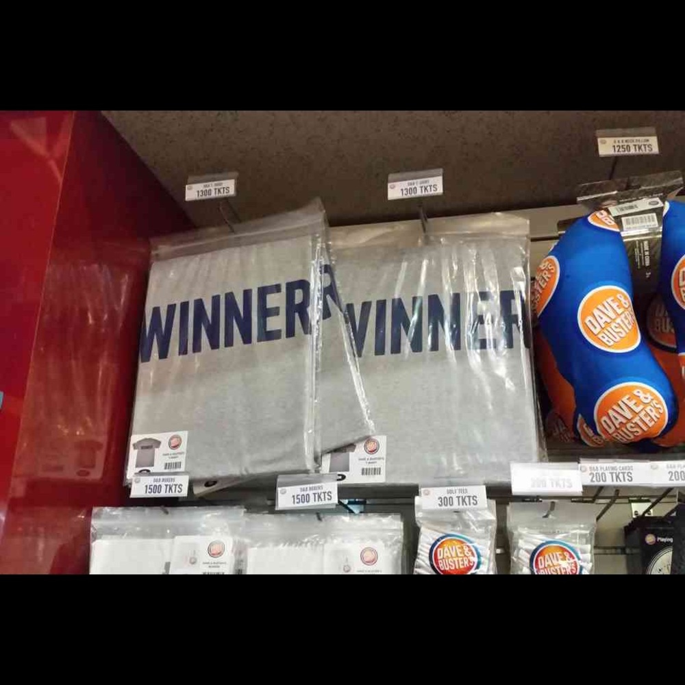 Dave and Busters “Winner” Shirt